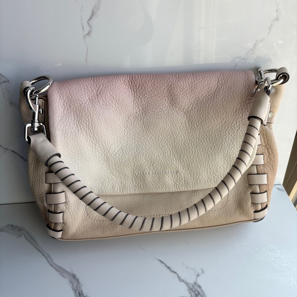Aimee Kestenberg Zen Convertible Crossbody Purse Peaceful Zen Ombré Pink Cream